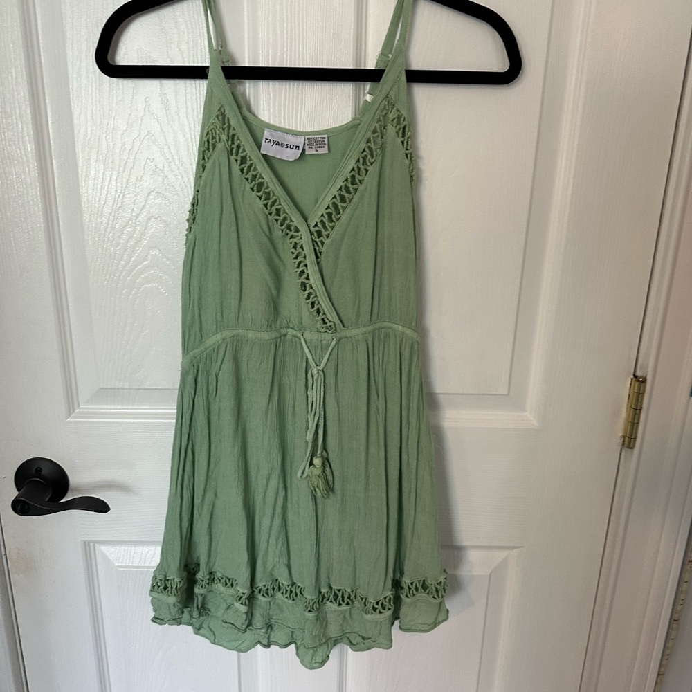 Green sundress from raya sun size small